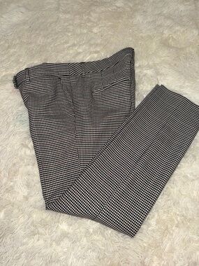 MARELLA Black and White Gingham Pants